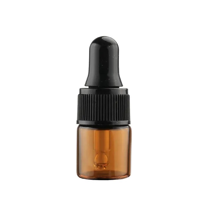 1ml Calibrated Glass Dropper Bottle